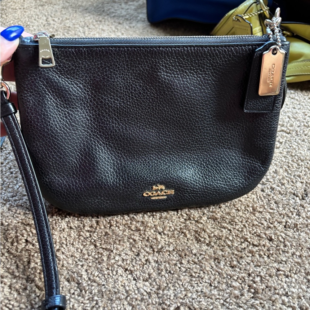Coach Black Leather Crossbody